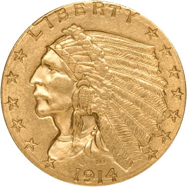 Indian Head $2.50 Gold Coin