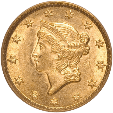 Liberty Head $1 Gold Coin