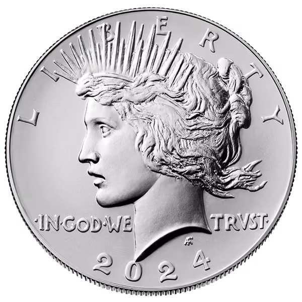 Modern Peace Silver Dollar obverse