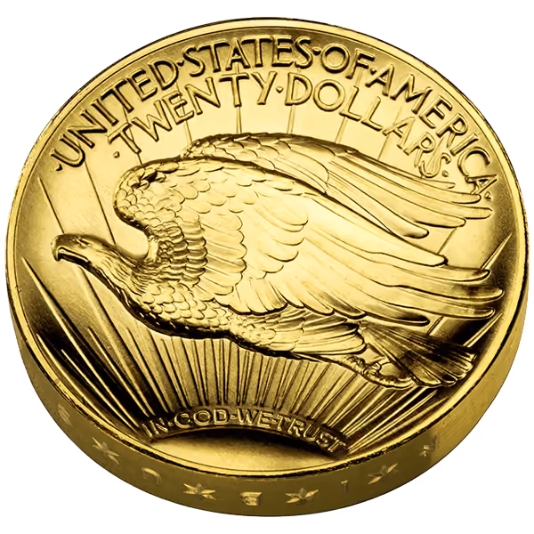 Ultra High Relief Double Eagle reverse