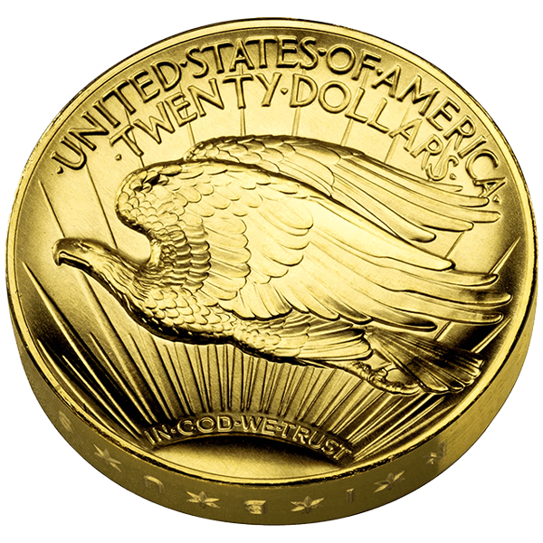 Ultra High Relief Double Eagle reverse