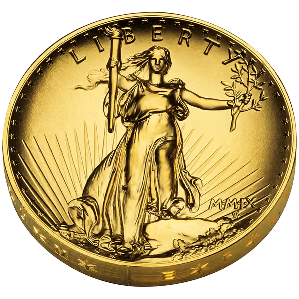 Ultra High Relief Double Eagle obverse