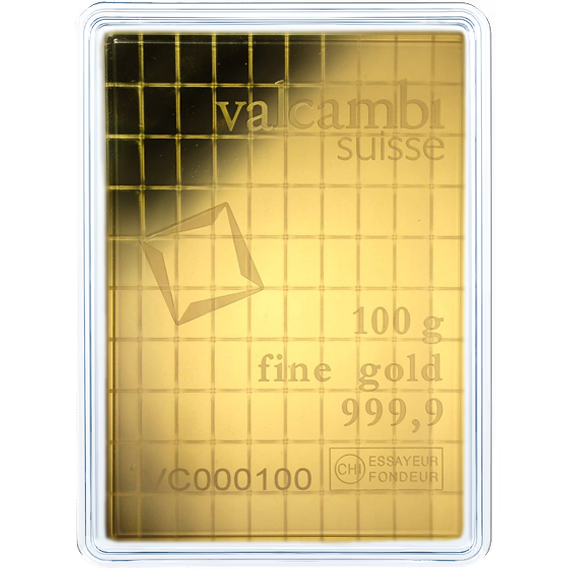 Valcambi Gold CombiBar alternate view