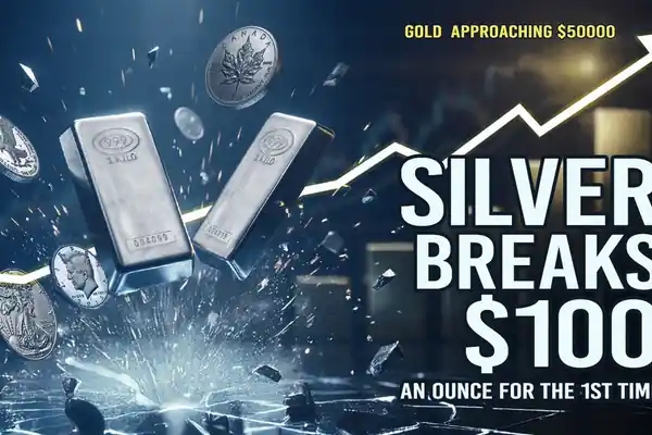 Silver Tops $100 as Geopolitical Risks Rise