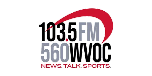 WVOC-AM radio station logo