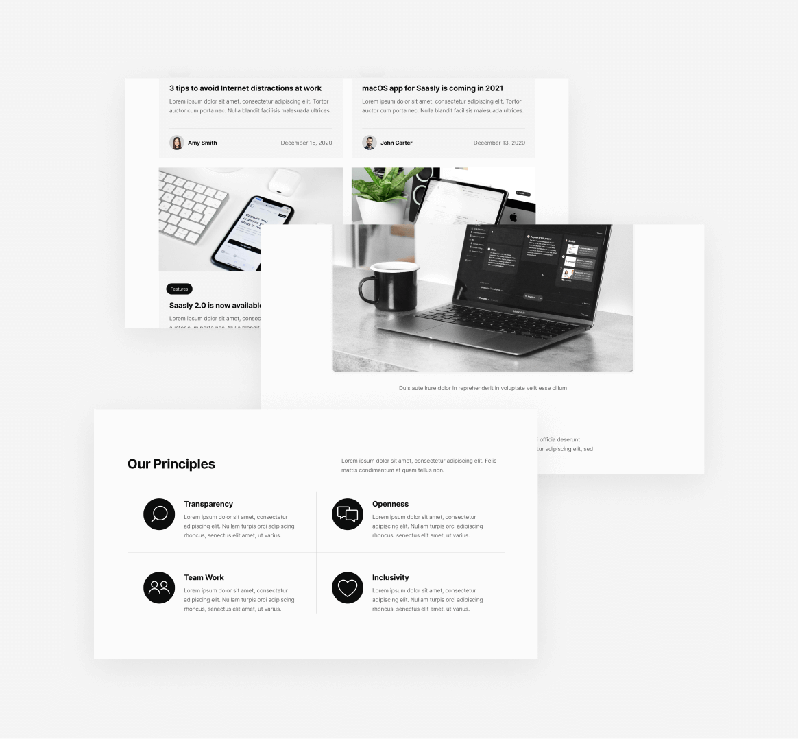 Saasly - 25 Sections Included - SaaS Webflow Template