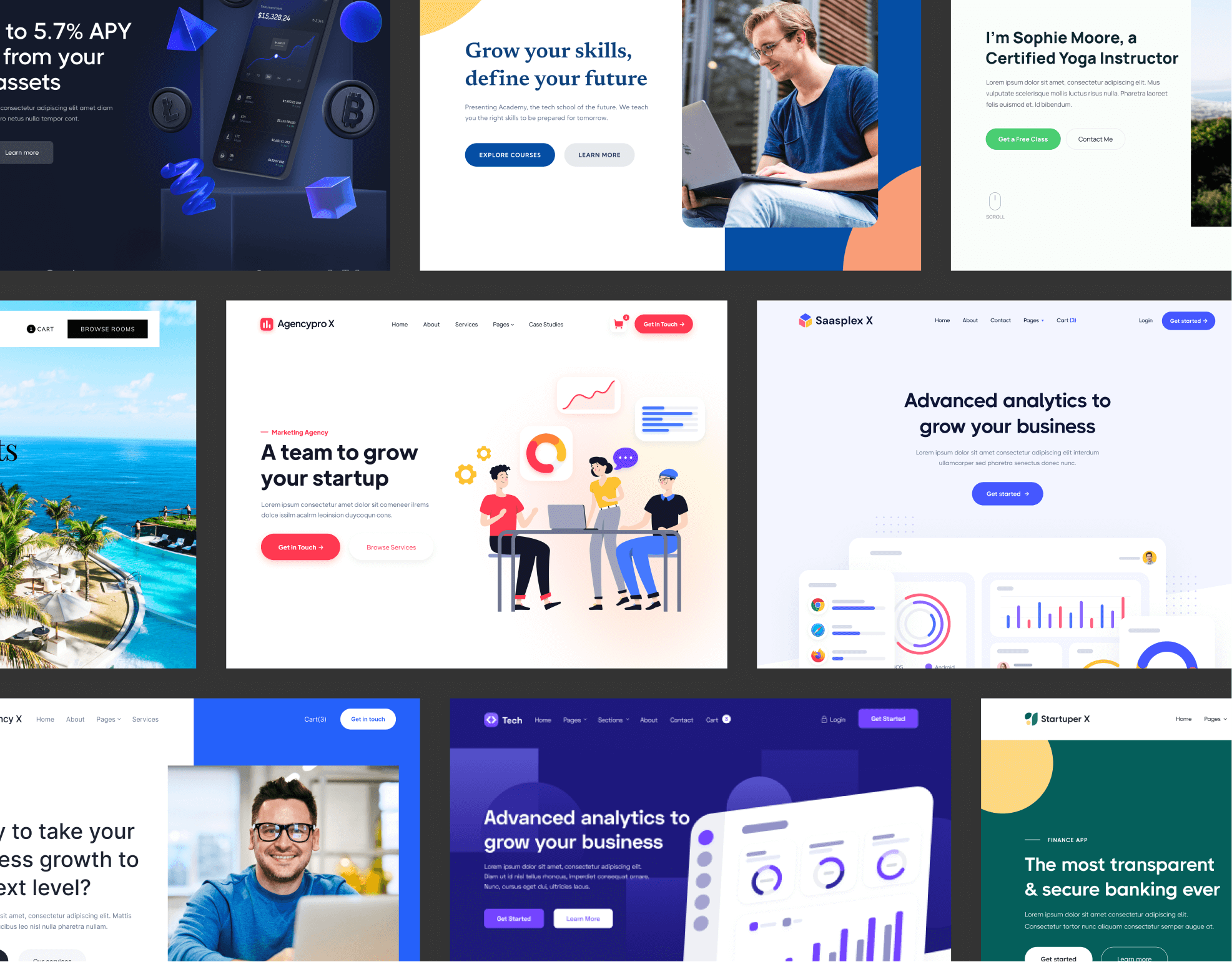 Saasly - Browse Templates - SaaS Webflow Template