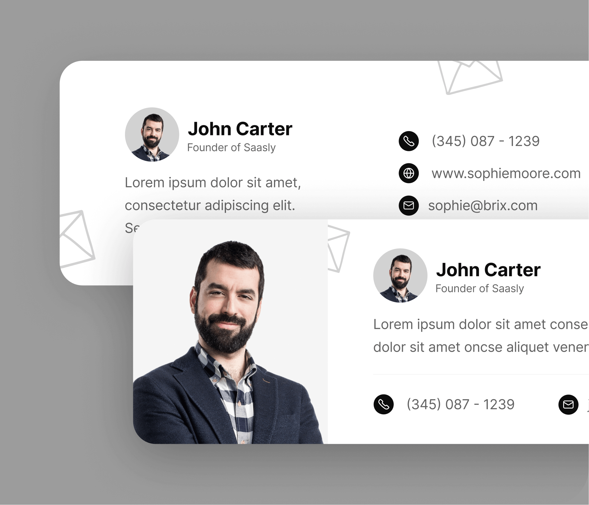 Saasly - Email Signature - SaaS Webflow Template