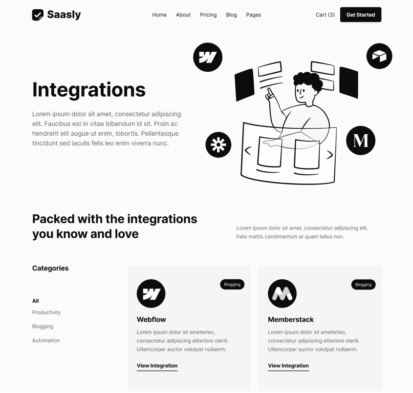 Integrations Saasly