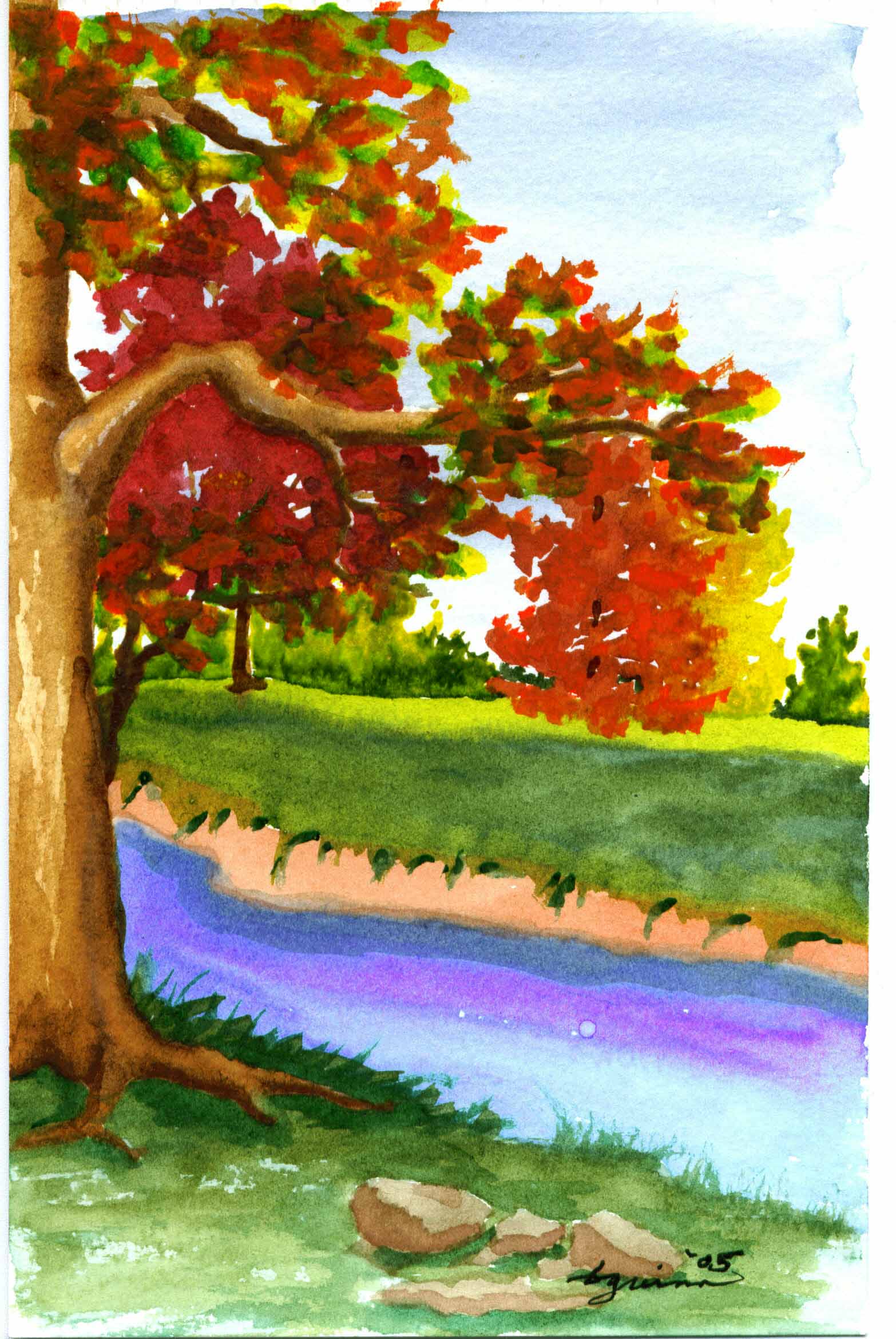 Tree and Water by Becky Guinn