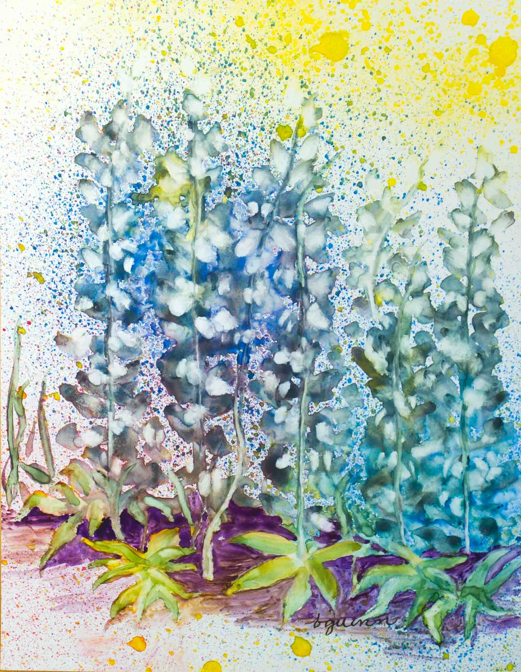 Architecture watercolor by Becky Guinn