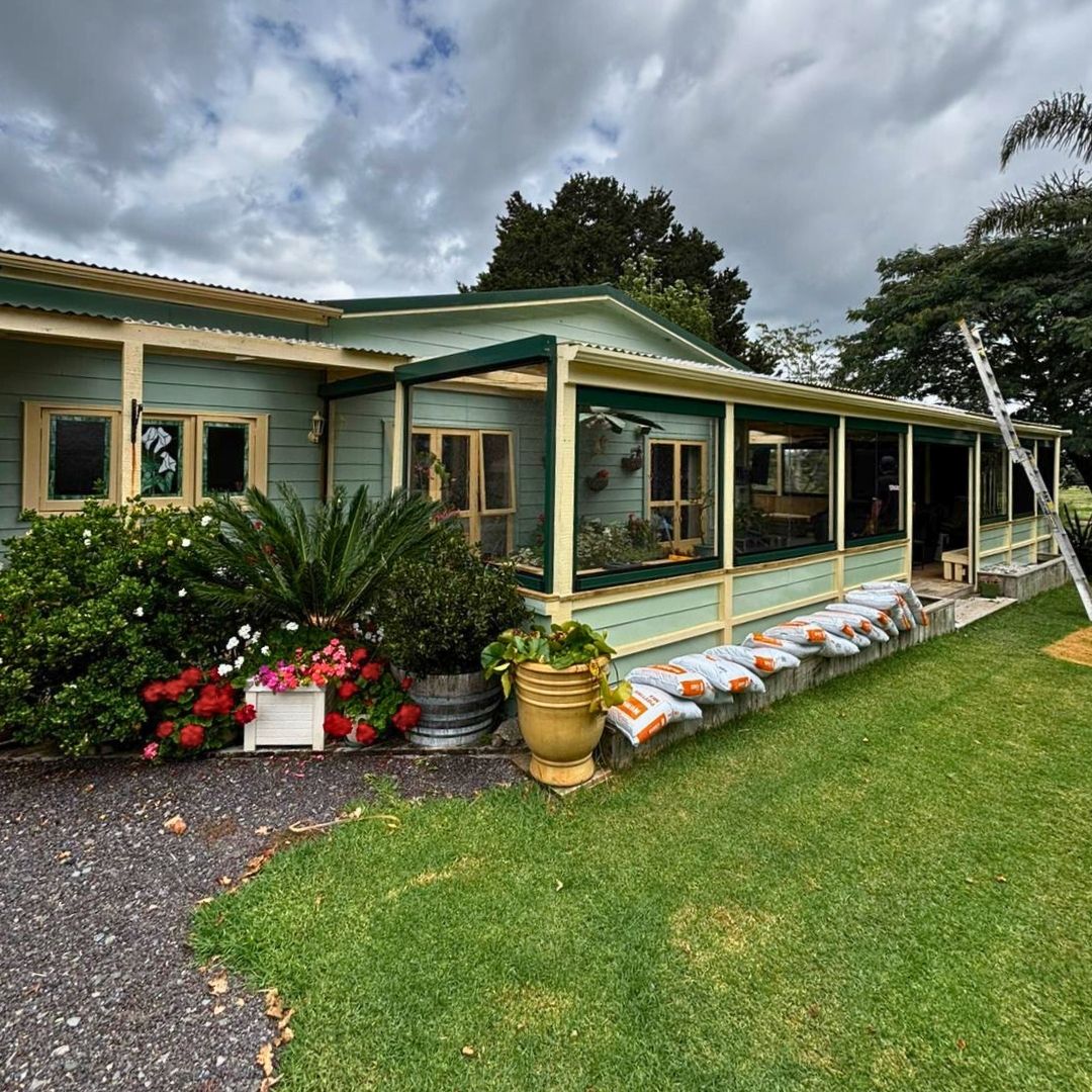 ShadeTrack Pro outdoor blind system in Pakaraka, installed by Shadeland