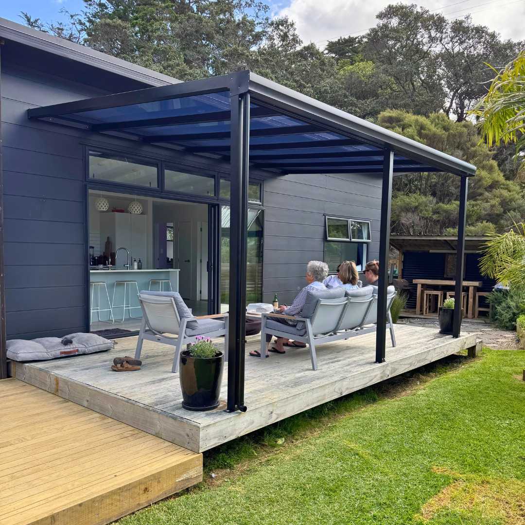 Glazed roof installation in Tutukaka, Northland, by Shadeland