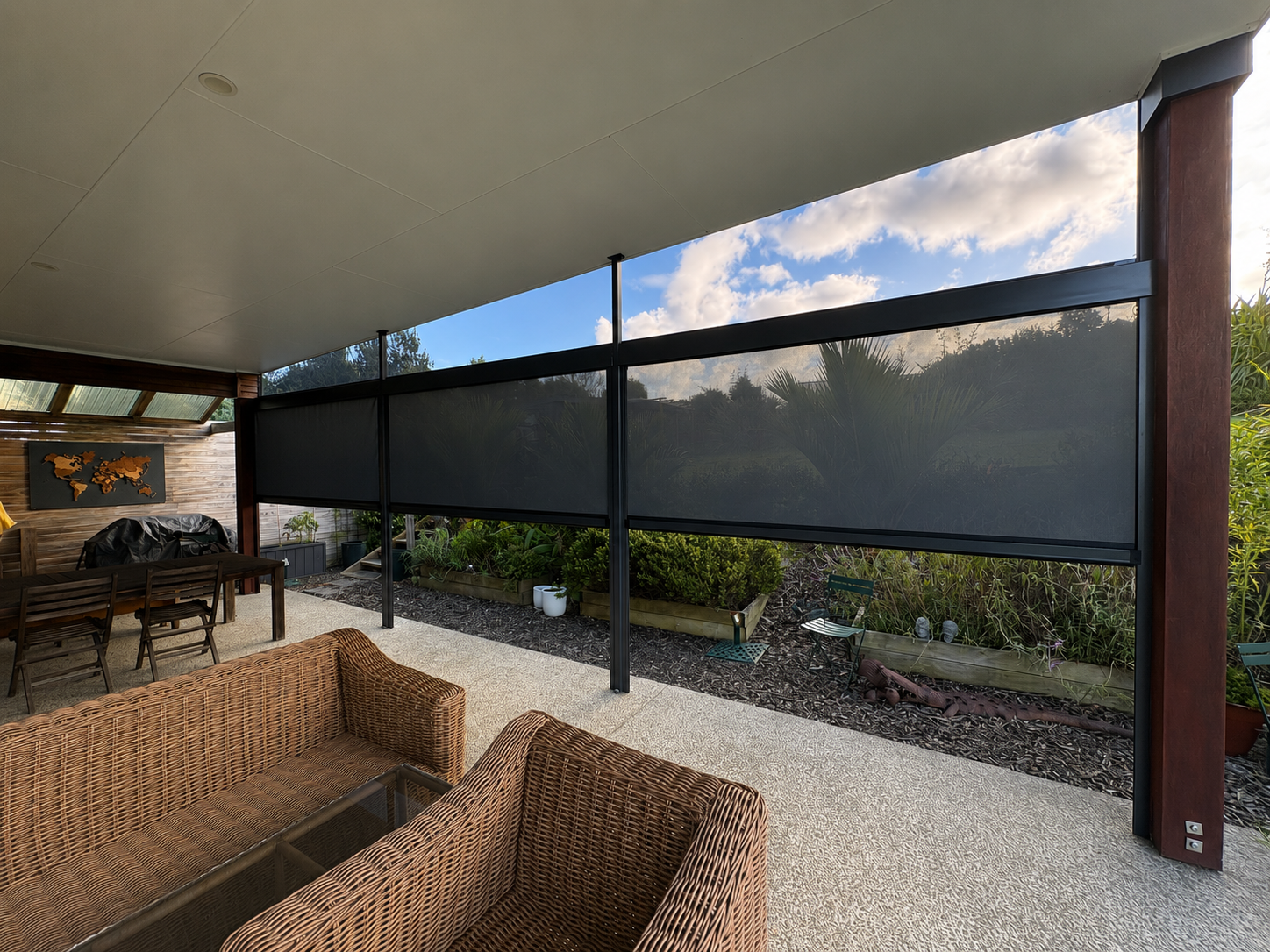 Motorised Outdoor ShadeTrack Pro Blinds Create a Comfortable Year-Round Entertaining Space – additional photo 2