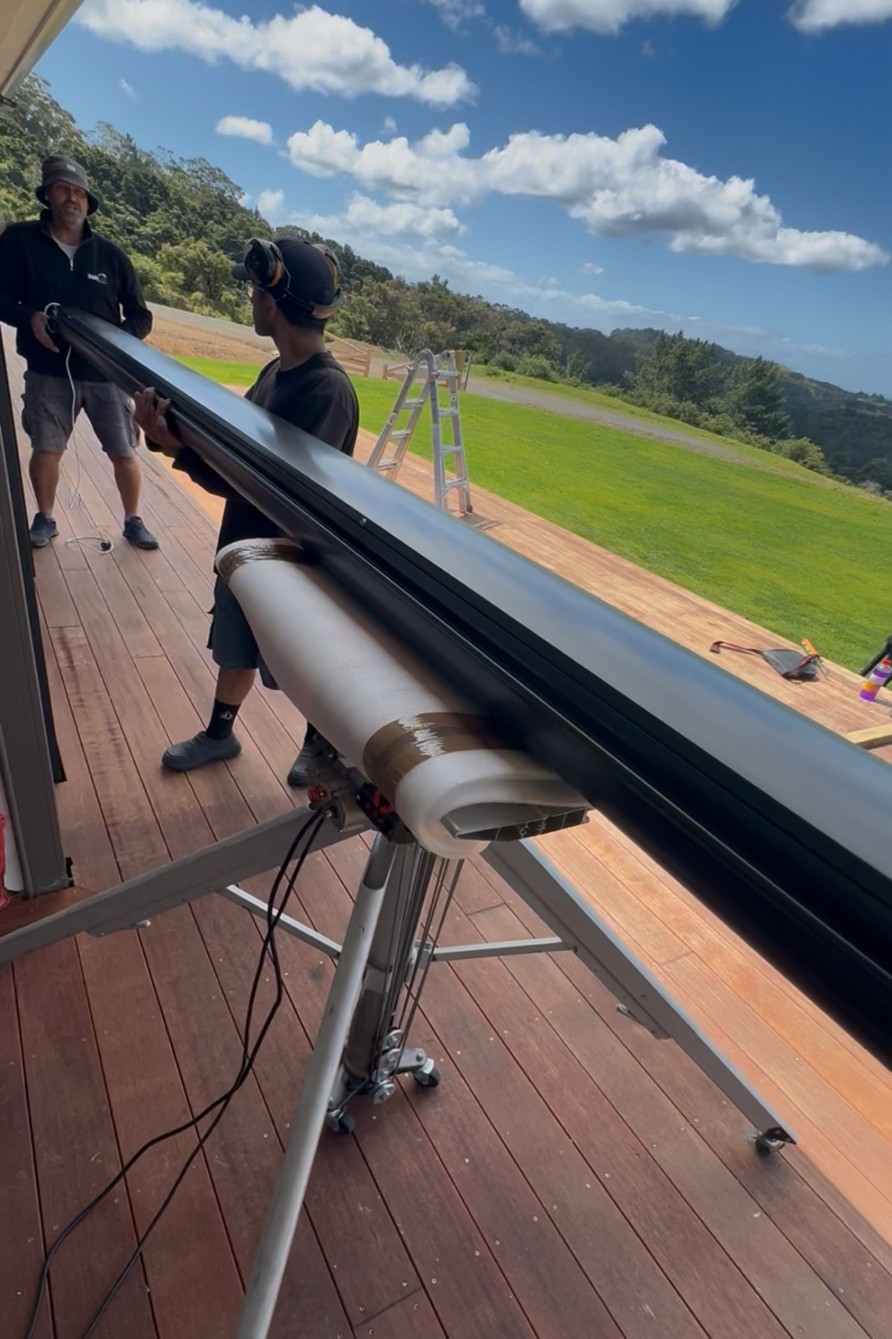 Installing Shadeland’s Largest Motorised Awning on the Tutukaka Coast – additional photo 3