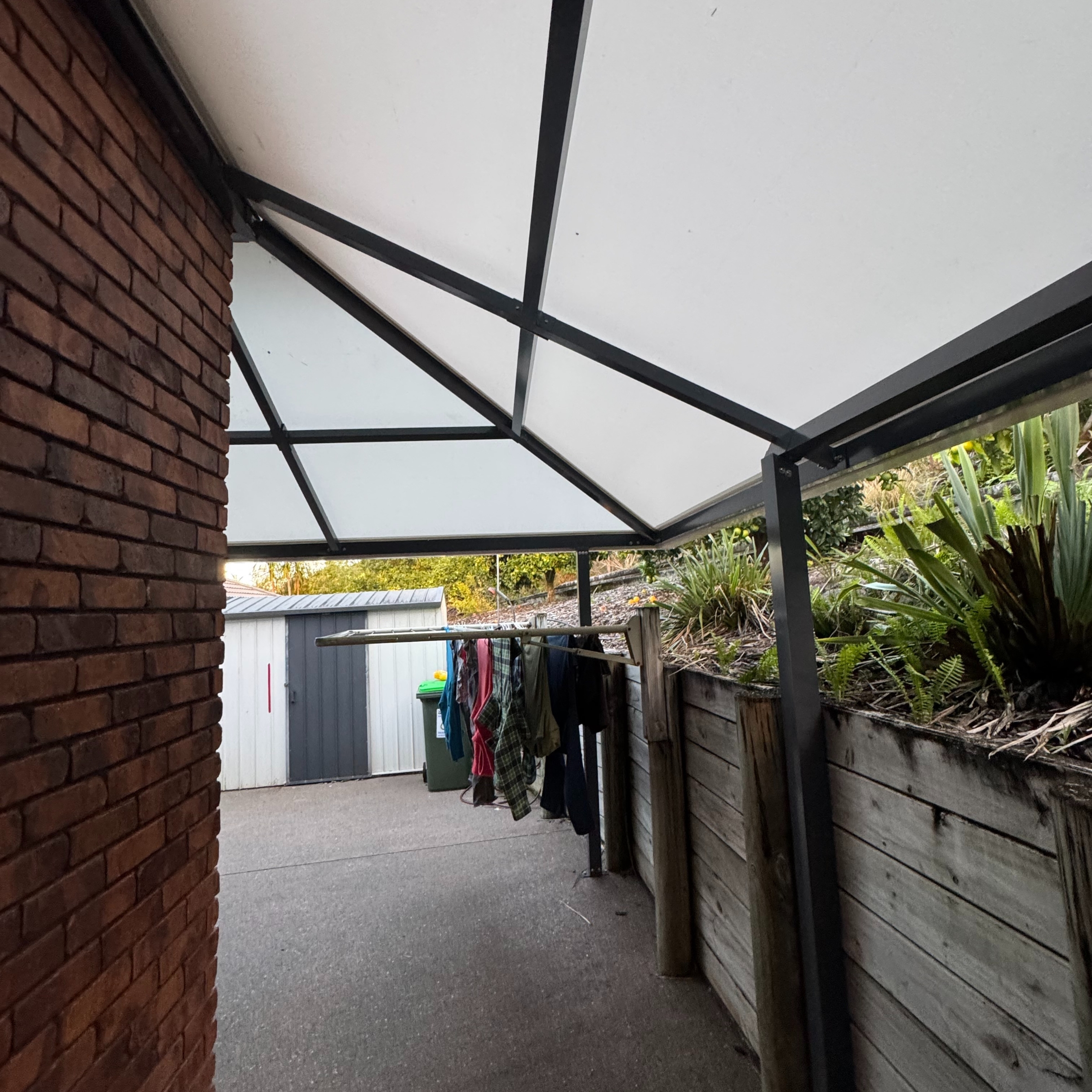 Tricky Shadeland Canopy, Weather Protection & Kayak Storage Solution – additional photo 2