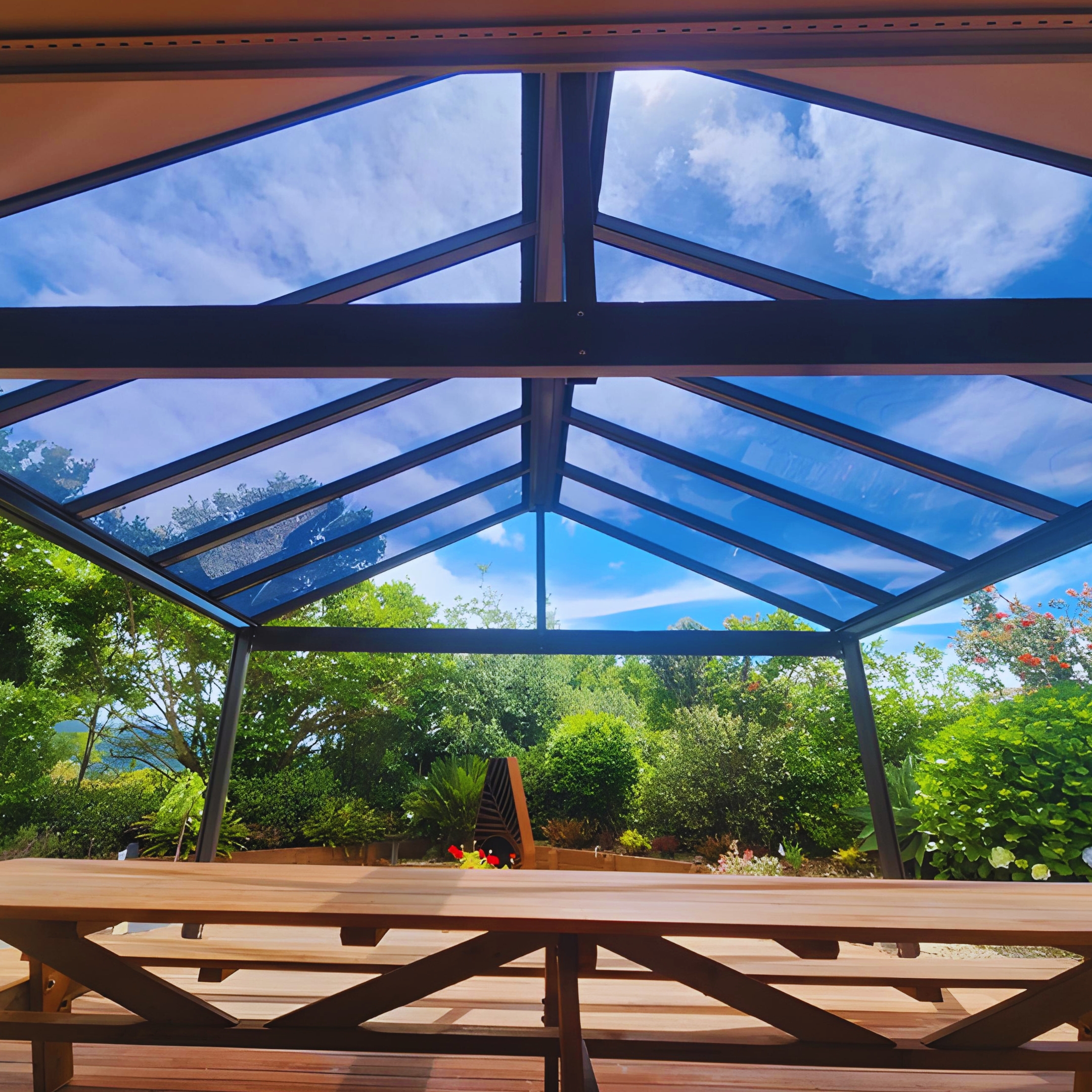 A Stylish Outdoor Room with a Custom Gable Pergola in Maunu – additional photo 2
