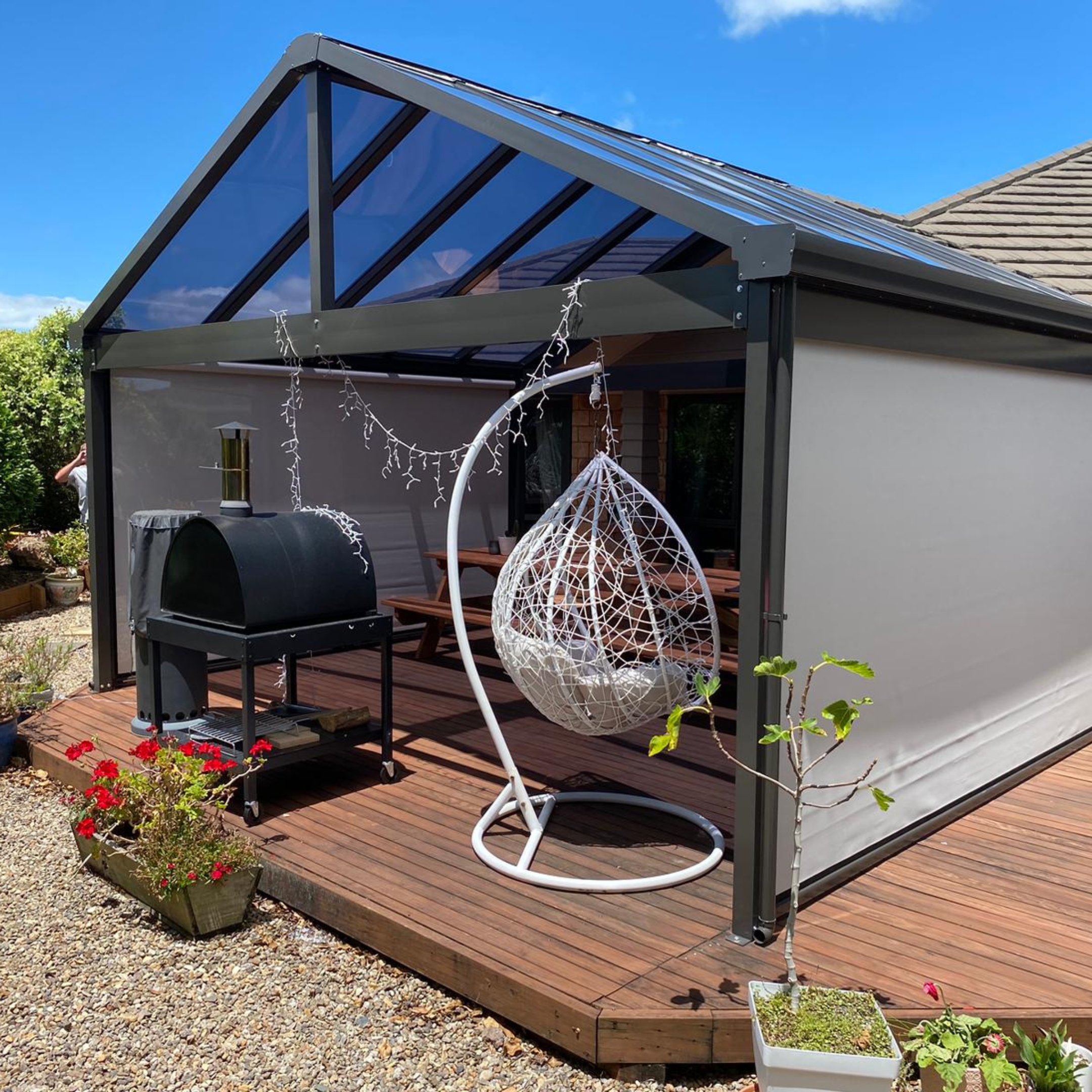 A Stylish Outdoor Room with a Custom Gable Pergola in Maunu – additional photo 3