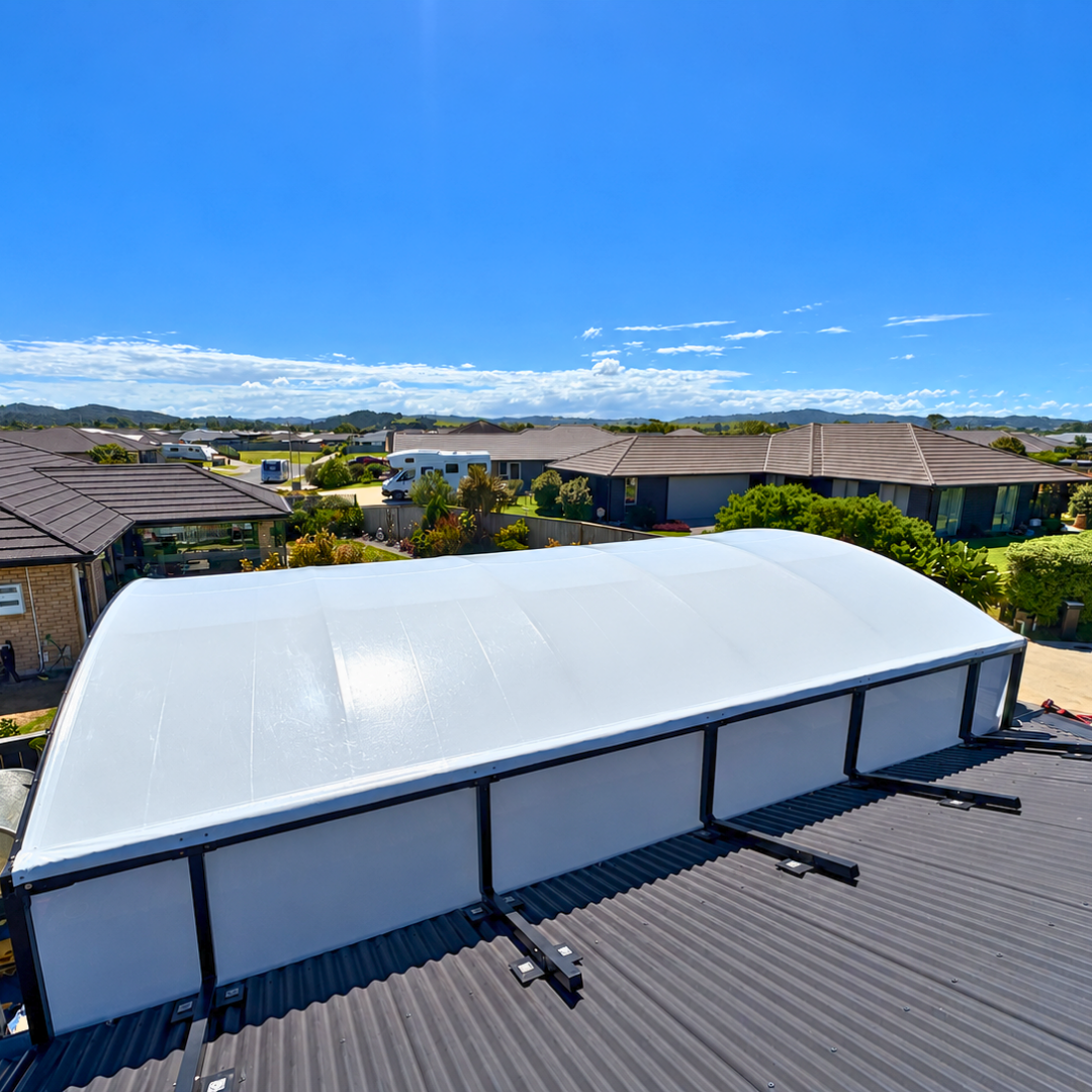 Custom tension canopy roof for a large campervan in Waipu – additional photo 2
