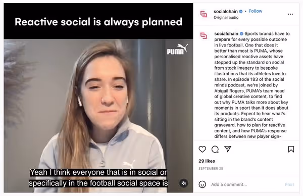 Social Chain’s Instagram Reels