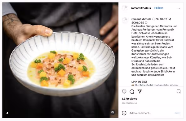 An example of an Instagram video