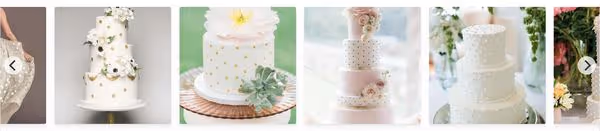 Example of a Pinterest Board carousel