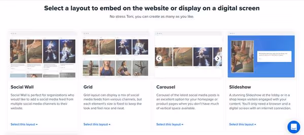 Choosing Pinterest Board layout