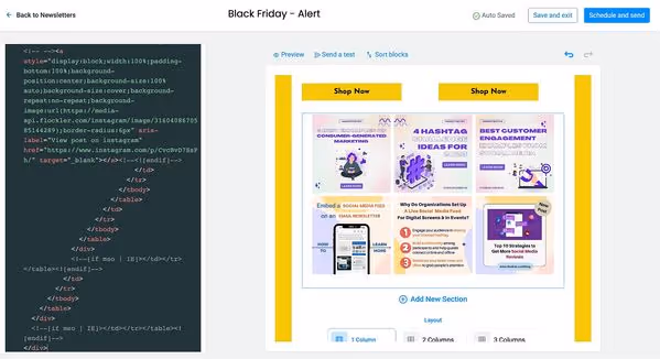 instagram-block-on-smartrmail-email-newsletter