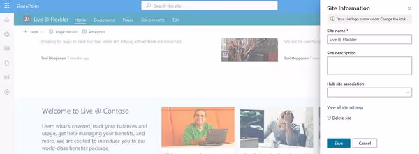 Viewing all settings on a Sharepoint website