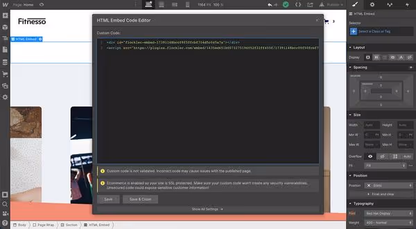 Adding Flockler to Webflow