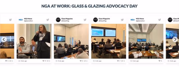 A Twitter feed embed example