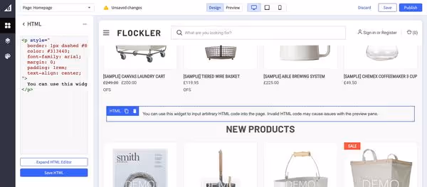 Editing HTML element on BigCommerce