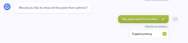 Aggregating social media posts based on a keyword