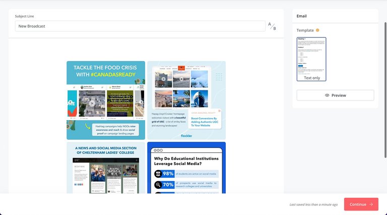 Vorschau der E-Mail in ConvertKit