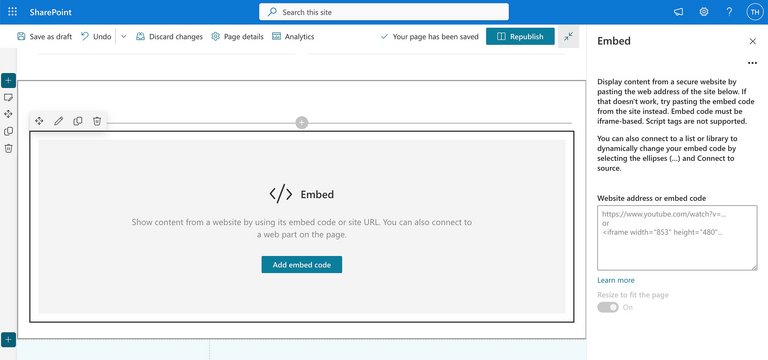 Code für Social-Media Feed in SharePoint-Website einfügen