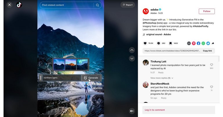 How-to-Tutorials zu Adobe Firefly mit User-Generated TikTok-Videos