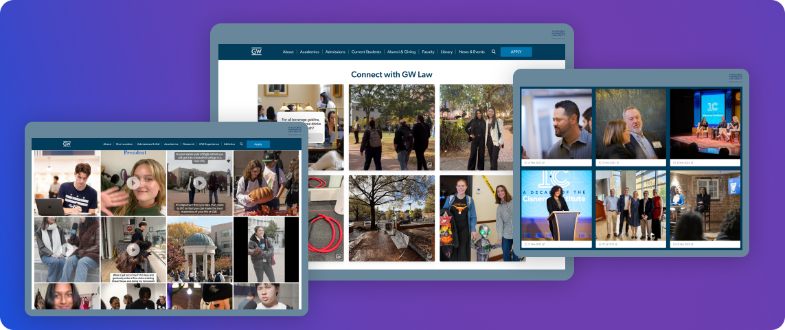How George Washington University unified social media across campus with Flockler