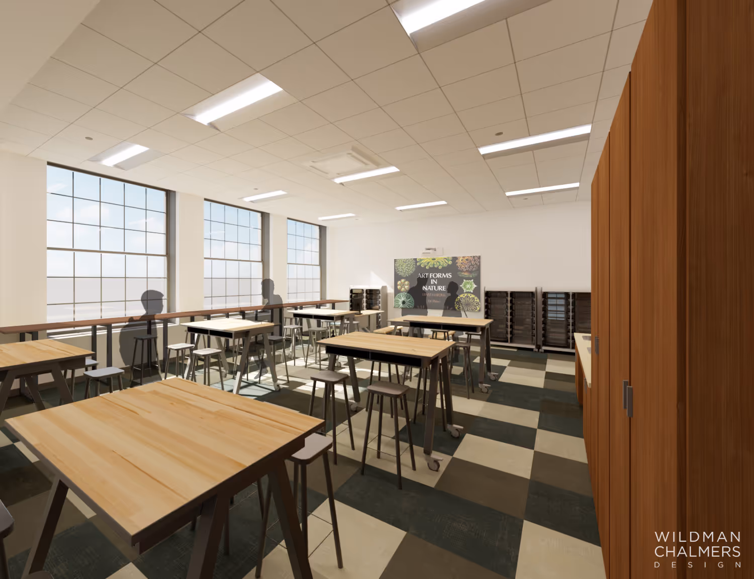 Thinking Lab Rendering of the Environmental Charter School Pittsburgh