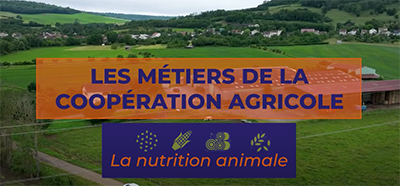 Visuel de la mallette pédagogique sur les métiers de la coopération agricole en nutrition animale