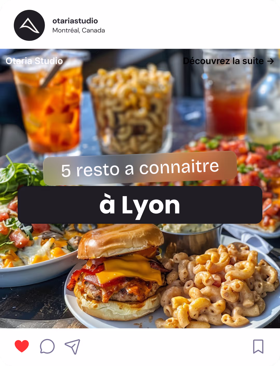 Pack Design Otaria Poste Insta Linkedin X alias Tweeter template de poste profesionel adapté au branding 