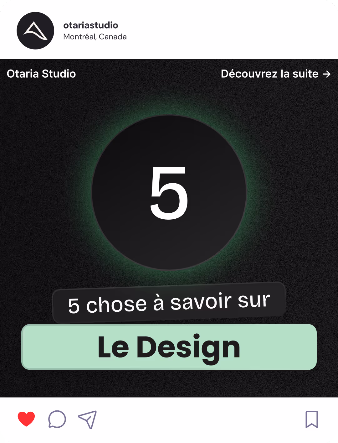 Pack Design Otaria Poste Insta Linkedin X alias Tweeter template de poste profesionel adapté au branding 