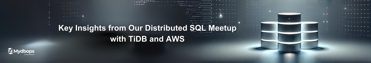 Distributed SQL Meetup - Mydbops - TiDB - AWS