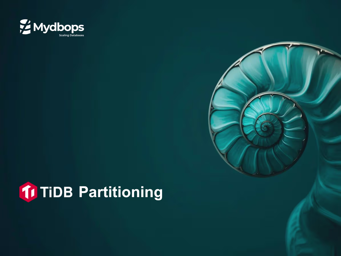 TiDB Partitioning — Mydbops