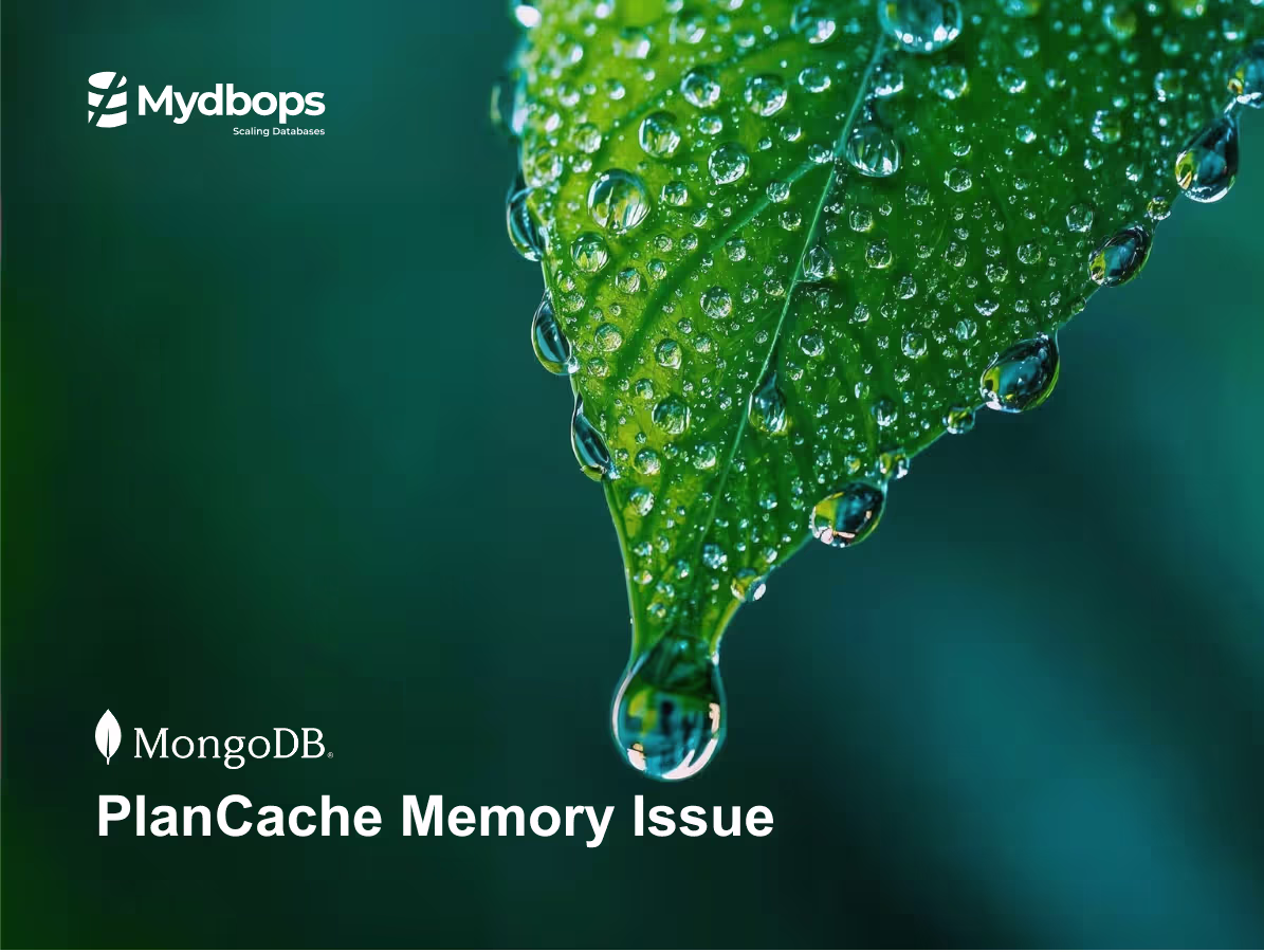 MongoDB PlanCache Memory Issue: Debugging & Fix — Mydbops