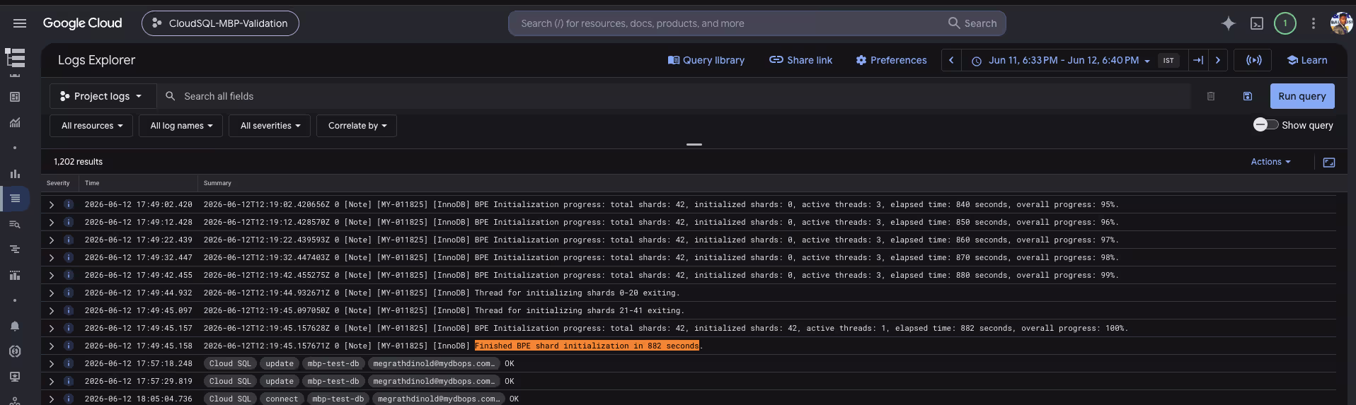 Buffer Pool Expansion Recovery