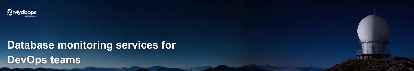 Database monitoring services for DevOps teams