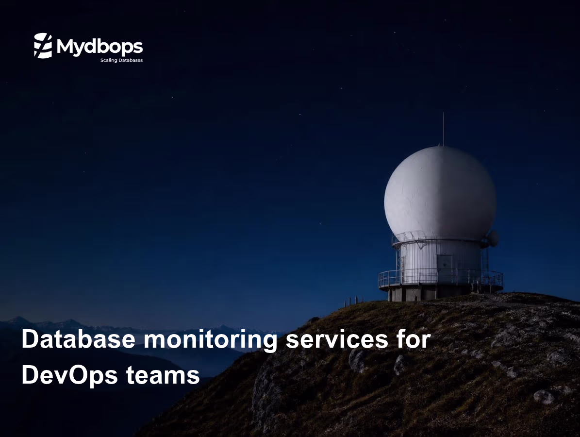 Database monitoring services for DevOps teams