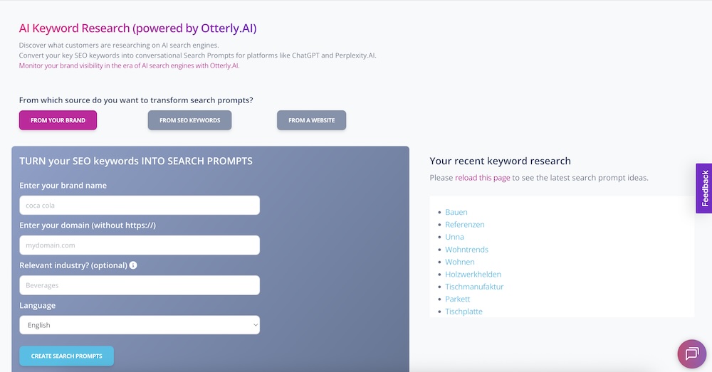 prompt research with AI