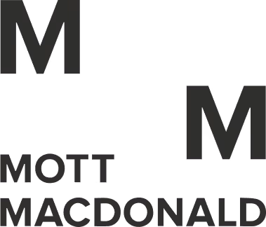 Logo featuring stylized black letters 'M' and 'V' above the text 'METT MACKENZIE'.