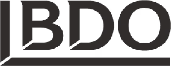 BDO company logo in bold black letters with a horizontal line underneath.